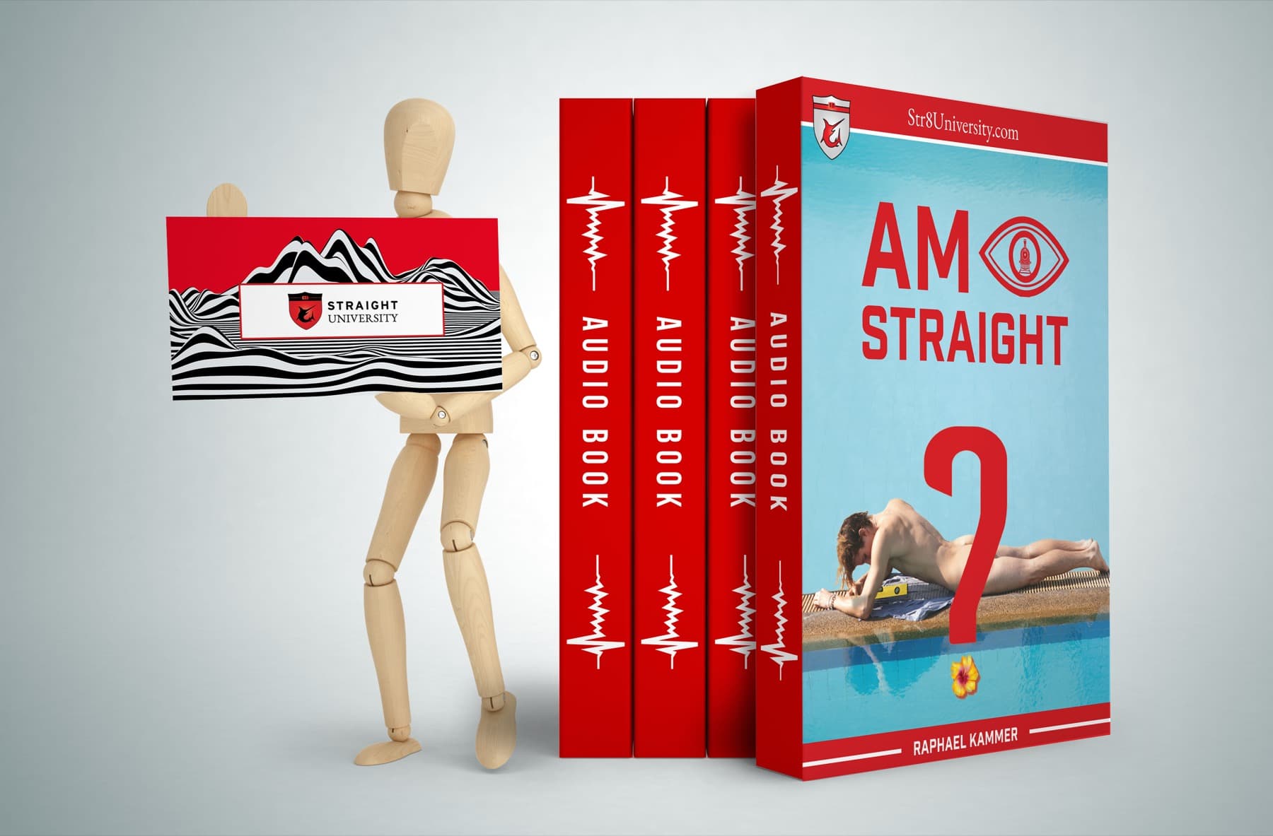 Straight University audiobook mockup